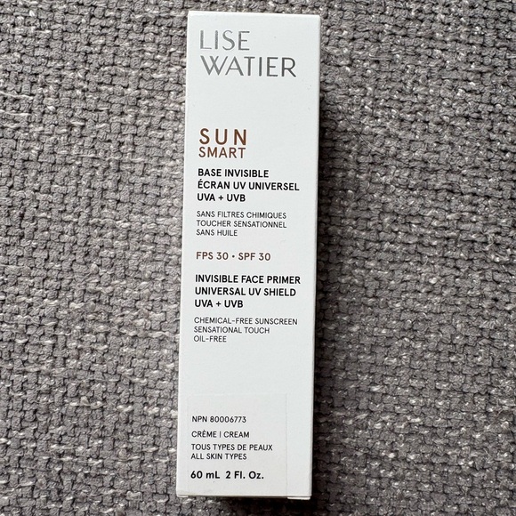 BNWT Lise Watier Sun Smart Invisible Primer SPF 30 – 60ml Full Size! - Picture 5 of 16